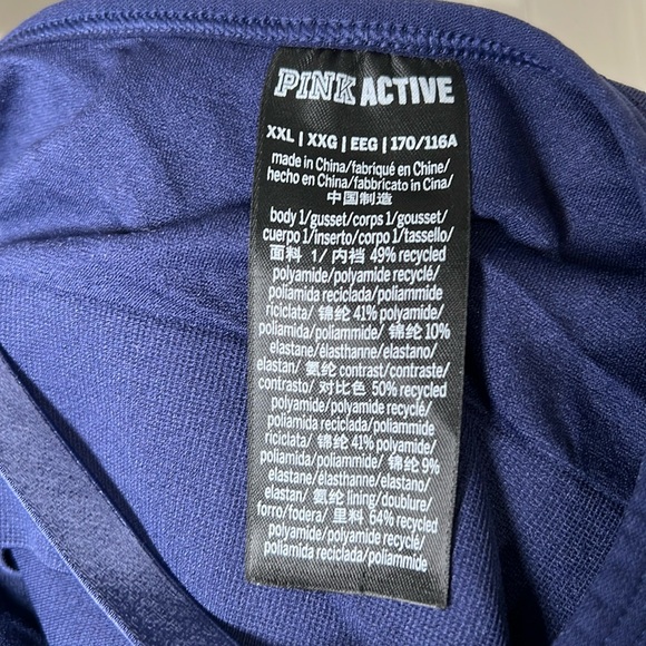 EUC PINK Seamless Workout Onesie XXL Navy Blue - Picture 4 of 5